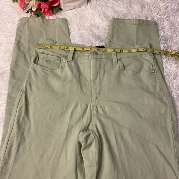 Gloria Vanderbilt green slim straight jeans size 6 - Picture 5 of 10